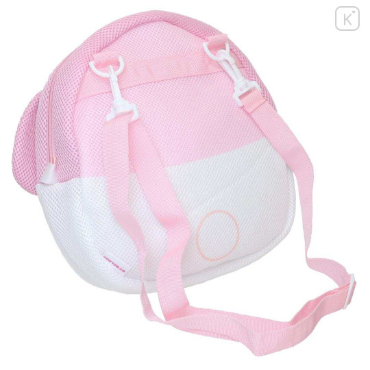 Japan Sanrio Kids Shoulder Crossbody Bag - My Melody : Mesh - 2