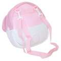 Japan Sanrio Kids Shoulder Crossbody Bag - My Melody : Mesh - 2