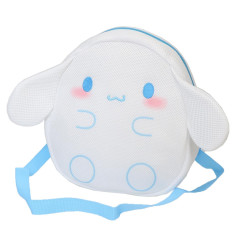 Japan Sanrio Kids Shoulder Crossbody Bag - Cinnamoroll : Mesh