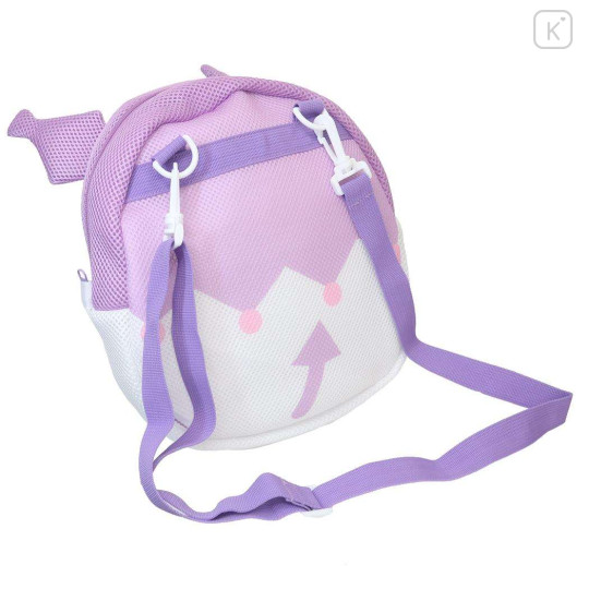 Japan Sanrio Kids Shoulder Crossbody Bag - Kuromi : Mesh - 2