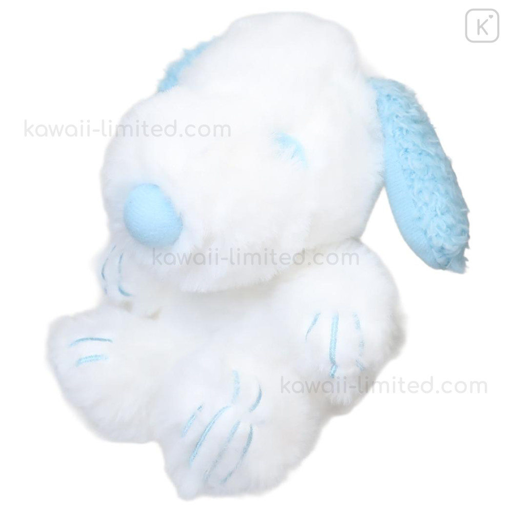 Japan Peanuts Plush Toy (S) Snoopy Rainbow Colors Light Blue