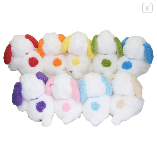 Japan Peanuts Plush Toy (S) - Snoopy : Rainbow Colors Light Blue - 2