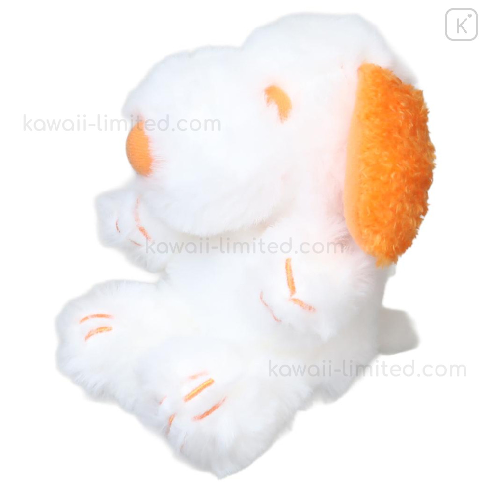 Japan Peanuts Plush Toy (S) Snoopy Rainbow Colors Orange Kawaii