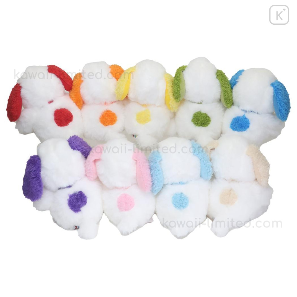Japan Peanuts Plush Toy (S) - Snoopy : Rainbow Colors Pink