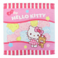 Japan Sanrio Hand Towel - Hello Kitty & Tiny Chum : Candy Pink - 1