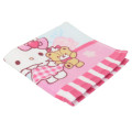 Japan Sanrio Hand Towel - Hello Kitty & Tiny Chum : Candy Pink - 3