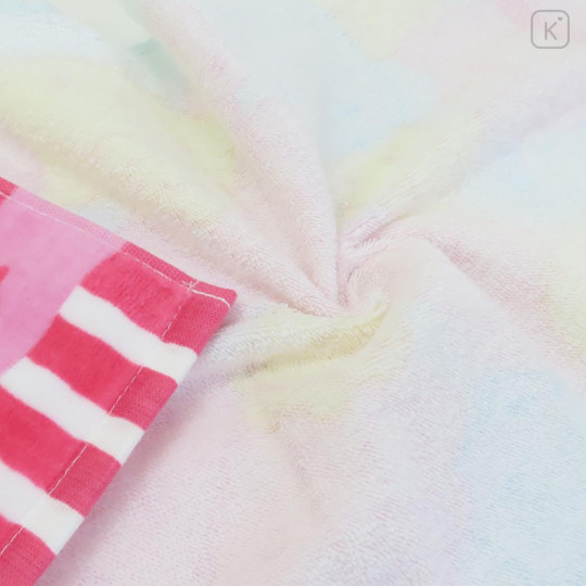 Japan Sanrio Face Towel - Hello Kitty : Candy Pink - 2