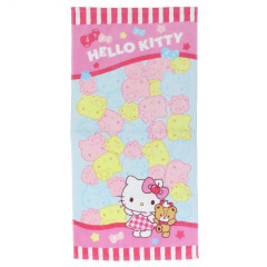 Japan Sanrio Bath Towel - Hello Kitty : Candy Pink