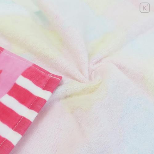 Japan Sanrio Bath Towel - Hello Kitty : Candy Pink - 4