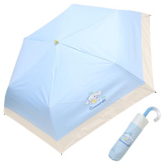 Japan Sanrio Folding Umbrella - Cinnamoroll : Star Crown Wink Blue