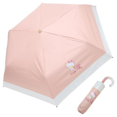 Japan Sanrio Folding Umbrella - Hello Kitty : Wink Pink