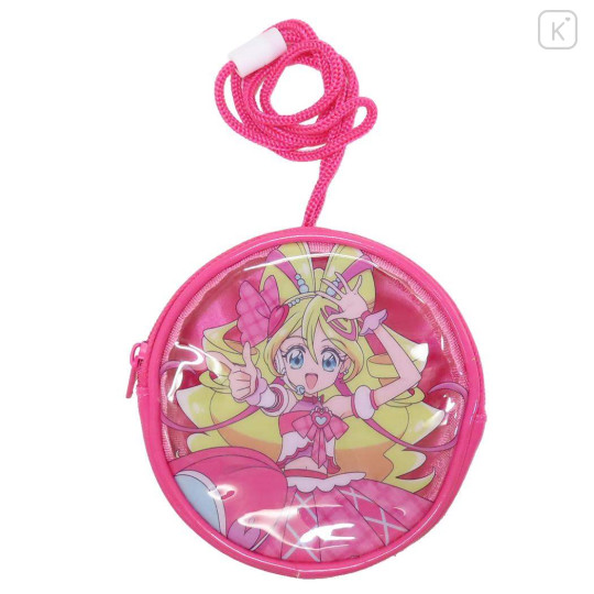 Japan Pretty Cure Kids Pochette Neck Pouch - Idol PreCure : Pink - 1
