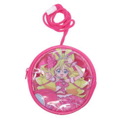 Japan Pretty Cure Kids Pochette Neck Pouch - Idol PreCure : Pink