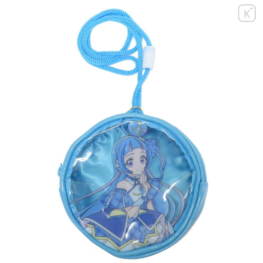 Japan Pretty Cure Kids Pochette Neck Pouch - Idol PreCure : Blue - 1