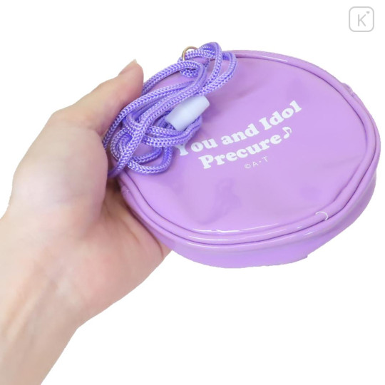 Japan Pretty Cure Kids Pochette Neck Pouch - Idol PreCure : Purple - 2