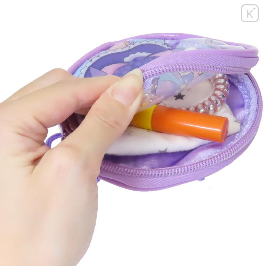 Japan Pretty Cure Kids Pochette Neck Pouch - Idol PreCure : Purple - 3