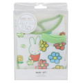 Japan Miffy Bib & Socks Set - Miffy : Flower Mint Duck - 1