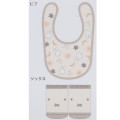 Japan Miffy Bib & Socks Set - Miffy : Moon Beige - 2