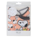 Japan Peanuts Bib & Socks Set - Snoopy & Woodstock : Pink - 1
