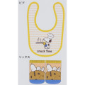 Japan Peanuts Bib & Socks Set - Snoopy : Snack Time Baked Cookie - 2