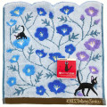 Japan Ghibli Embroidered Mini Towel - Kiki's Delivery Service : Flower Blue - 1