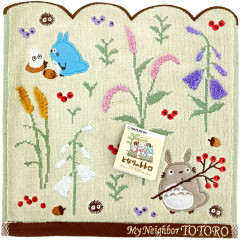 Japan Ghibli Embroidered Mini Towel - My Neighbor Totoro : Beige