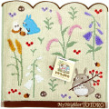 Japan Ghibli Embroidered Mini Towel - My Neighbor Totoro : Beige - 1