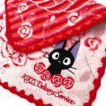Japan Ghibli Embroidered Hand Towel - Kiki's Delivery Service : Rose Red - 2