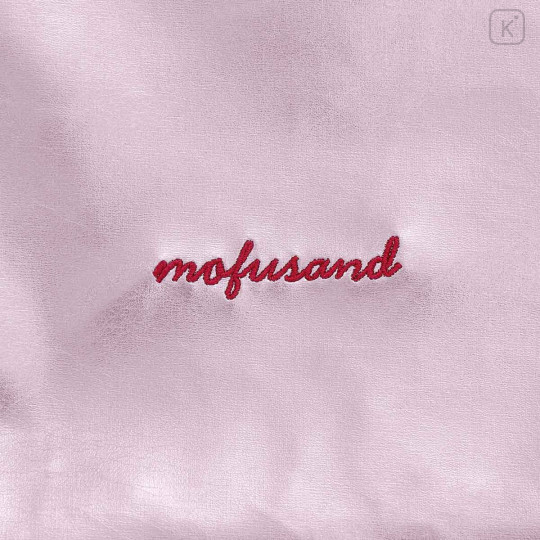 Japan Mofusand Shiny Metallic Tote Bag - Strawberry Cat Nyan Pink - 5