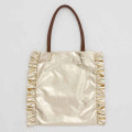 Japan Mofusand Shiny Metallic Tote Bag - Bee Cat Nyan Gold - 3