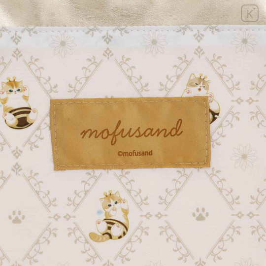 Japan Mofusand Shiny Metallic Tote Bag - Bee Cat Nyan Gold - 6