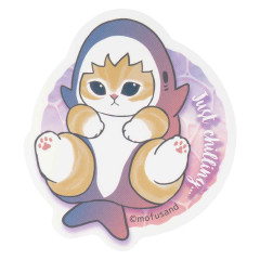 Japan Mofusand Vinyl Sticker - Shark Cat : Just Chilling