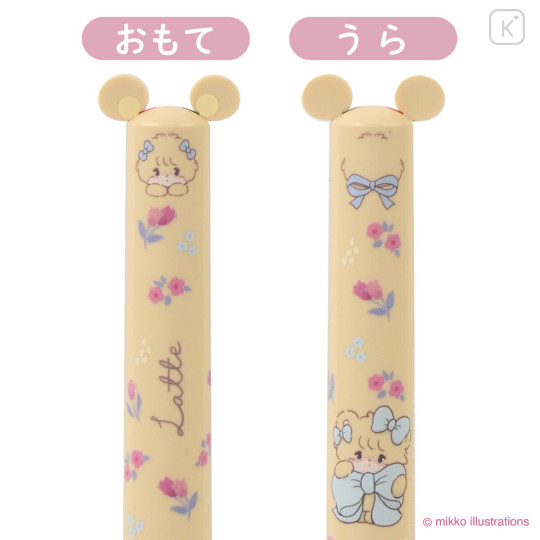 Japan Mikko Illustrations Two Color Mimi Pen - Latte - 3