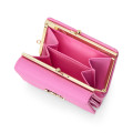 Japan Sanrio Clasp Trifold Wallet - Hello Kitty : Pink - 3