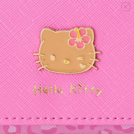 Japan Sanrio Clasp Trifold Wallet - Hello Kitty : Pink - 5