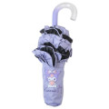 Japan Sanrio Folding Umbrella - Kuromi : Wink Purple Frill - 4