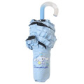 Japan Sanrio Folding Umbrella - Cinnamoroll : Wink Blue Frill - 4