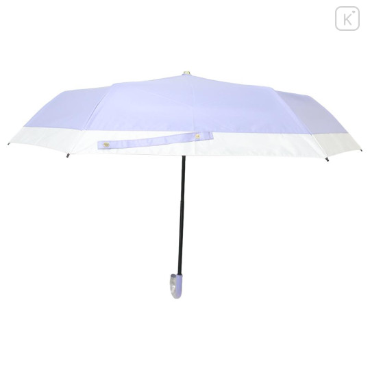 Japan Sanrio Folding Umbrella - Kuromi : Wink Purple - 2