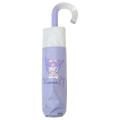 Japan Sanrio Folding Umbrella - Kuromi : Wink Purple - 4