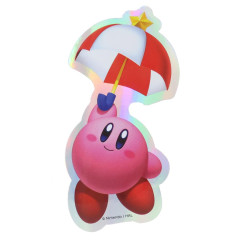 Japan Kirby Outdoor Vinyl Hologram Sticker - Kirby : Parasol