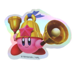 Japan Kirby Vinyl Hologram Sticker - Kirby : Bell