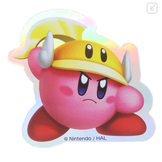 Japan Kirby Vinyl Hologram Sticker - Kirby : Cutter - 1