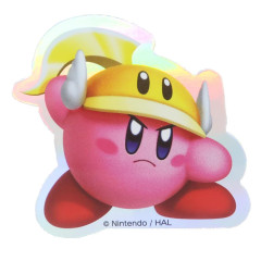 Japan Kirby Vinyl Hologram Sticker - Kirby : Cutter