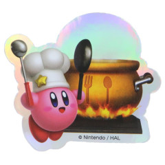 Japan Kirby Vinyl Hologram Sticker - Kirby : Cook