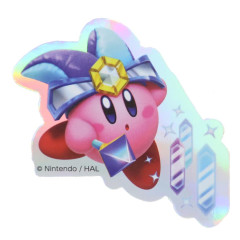 Japan Kirby Vinyl Hologram Sticker - Kirby : Magican