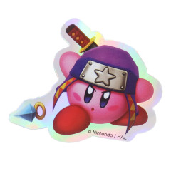 Japan Kirby Vinyl Hologram Sticker - Kirby : Ninja