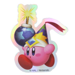 Japan Kirby Vinyl Hologram Sticker - Kirby : Bomb
