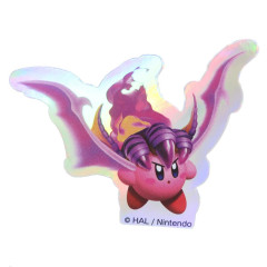 Japan Kirby Vinyl Hologram Sticker - Kirby : Dragon Fire