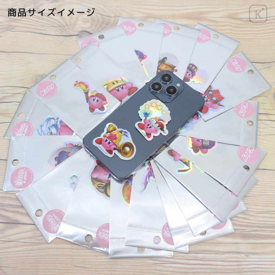 Japan Kirby Vinyl Hologram Sticker - Kirby : Dragon Fire - 2