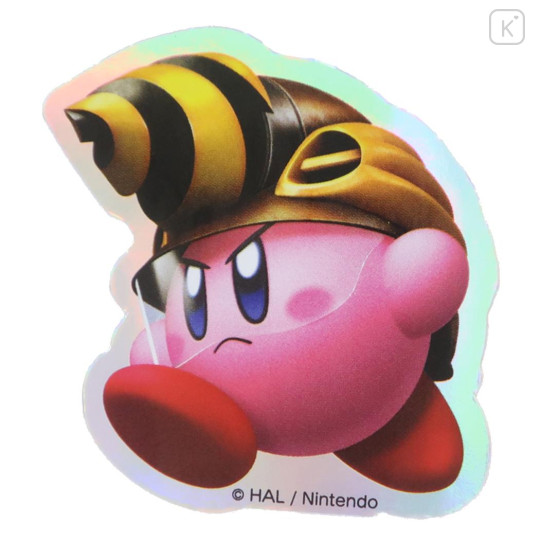 Japan Kirby Vinyl Hologram Sticker - Kirby : Drill - 1